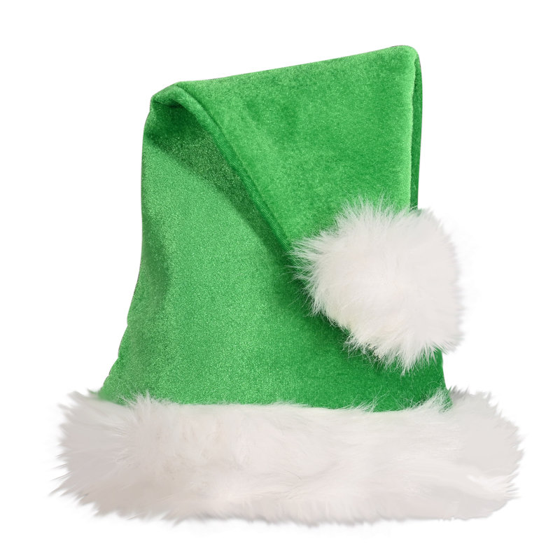 Chapeau de Noël noir de Noël, Vert