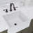 Paisley 72" Carrara White Marble Countertop Bath Vanity in Grizzle Gray with Faucet and Mirror