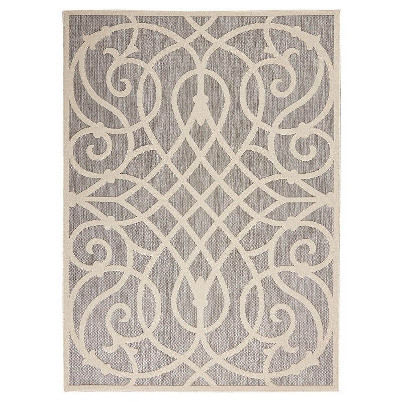Porth Abstract Indoor / Outdoor Area Rug, Rectangle 120 x 180cm