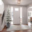 Arbre de Noël artificiel enneigé 2 pi avec base en pot, 30 lumières DEL blanc chaud, 189 branches en PE + PVC, 3 pommes de pin, petit arbre des Fêtes-1764490134
