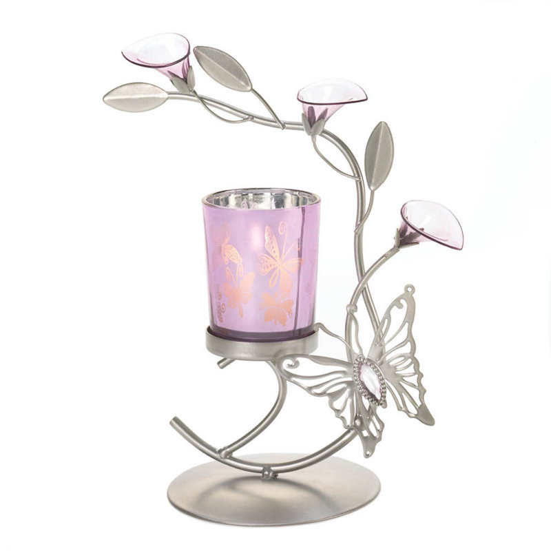 Porte-bougie papillon papillon