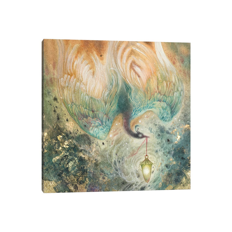 Ember Thief by Stephanie Law - Wrapped Canvas Gallery-Wrapped Canvas Giclée, 30.48 cm H x 30.48 cm W