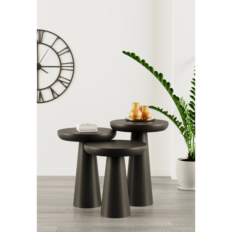 Breisha Solid Wood Coffee Table, Black
