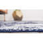 Tapis rond rond Oneita Ikat Sapphire-94661966