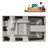 47" Streamline Soaking Acrylic Freestanding Bathtub, Bamboo Tray, Drain-103682610