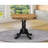 Antique Modern Dining Table - a Round Kitchen Table Top with Pedestal Base, Linen White-987572134-987572159