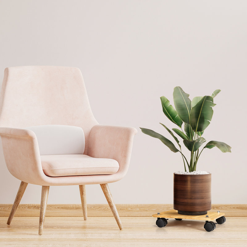 Wood Plant Stand, Natural