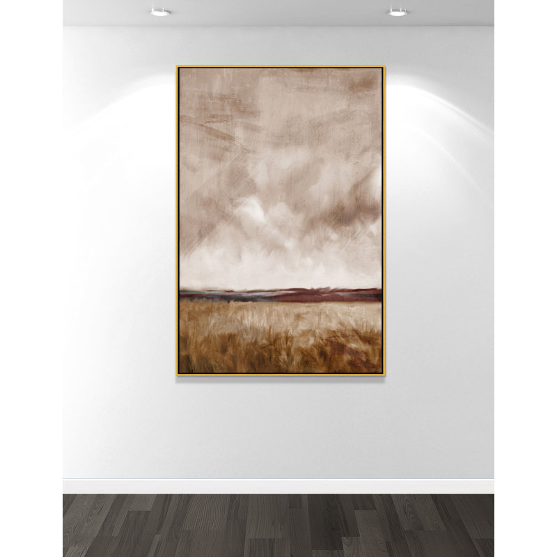 «Autumn Sky Print» par Kimberly Allen, Flotteur doré, L 41,5 po x H 61,5 po