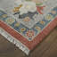 Karina Hand Knotted Wool Floral Area Rug-1381792715