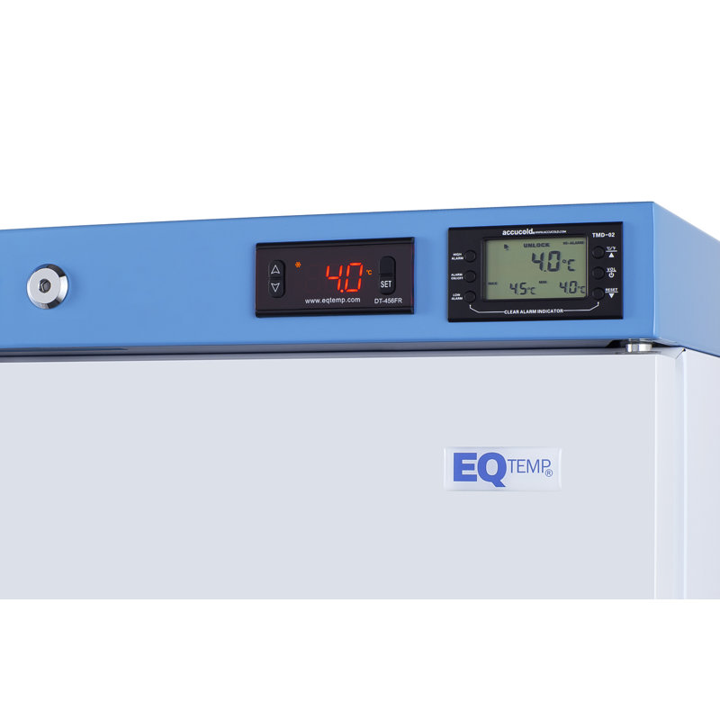 EQtemp 24" Wide Upright Healthcare Refrigerator, Left Handed