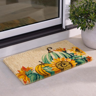 Tapis de coco pour citrouilles de récolte