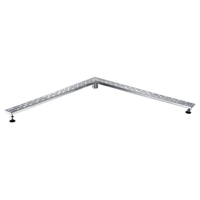 Wall Corner Stainless Steel Floor Shower Drain 