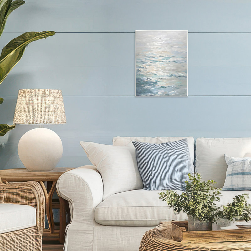 Plaque murale Shallow Reflections Calm Sea, design par Riley B