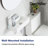 Liberty 14.57'' x 7'' Vitreous China Rectangular Wall Mount Bathroom Sink with Left Faucet Hole for Small Space-90706796