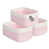 Rayures blanches et roses
