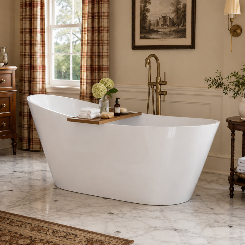 Baignoire de trempage profonde 55 po