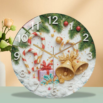 Horloge murale de Noël 12 po
