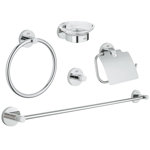 Essentials 5 - Piece Bathroom Hardware Set