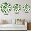 Horloge murale de style tropical feuille de Monstera V-60329093
