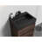 Integrated Engineered Quartz Basin WITHOUT Drain And Faucet, Matt Black Color