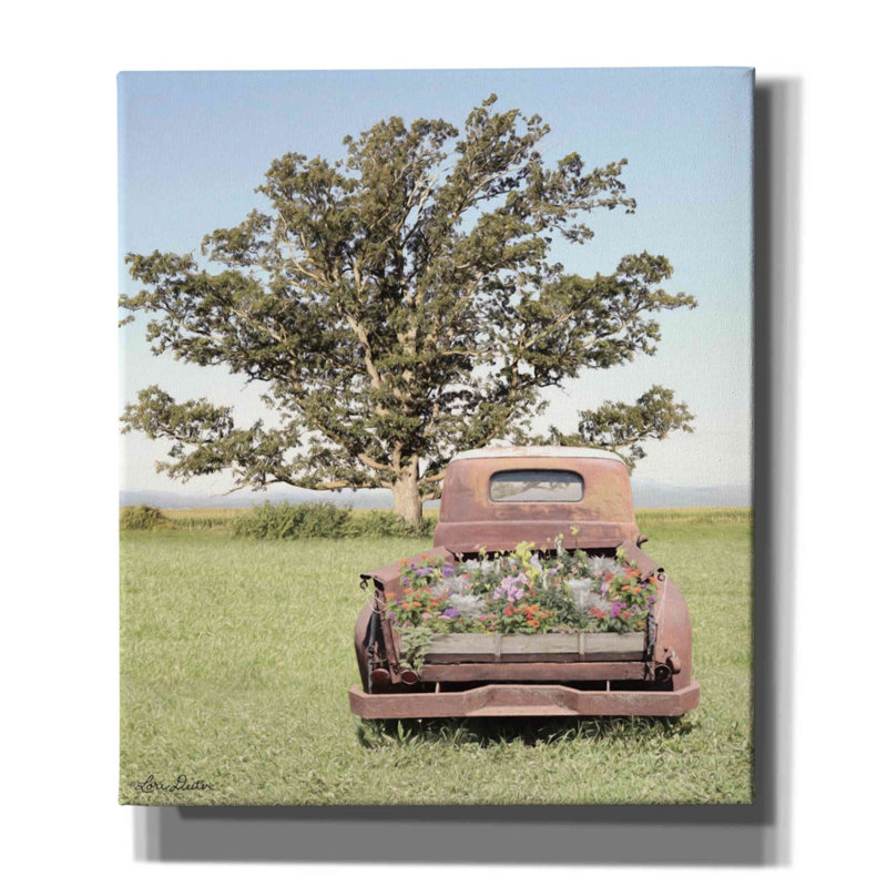 «Field of Dreams» par Lori Deiter, art mural sur toile, H 30 po x l 26 po x P 1,5 po