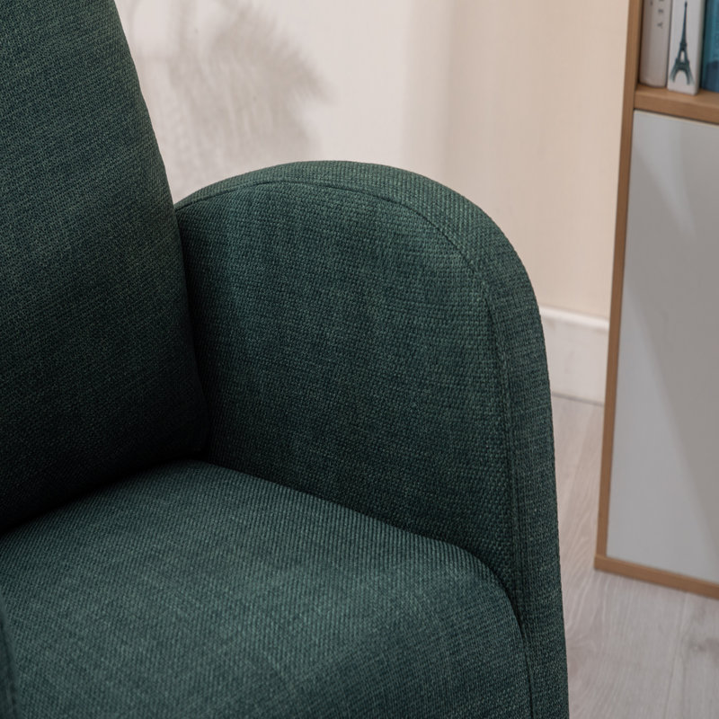 Chaise berçante de salon, Vert