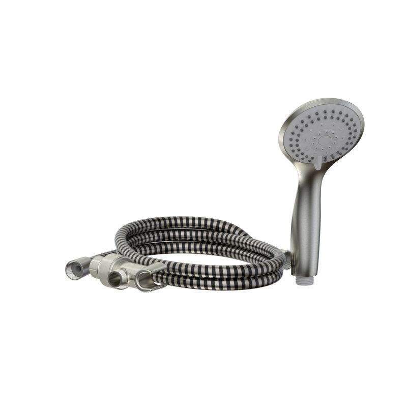 Stylewise Massage Handheld Shower Head, Brushed Nickel