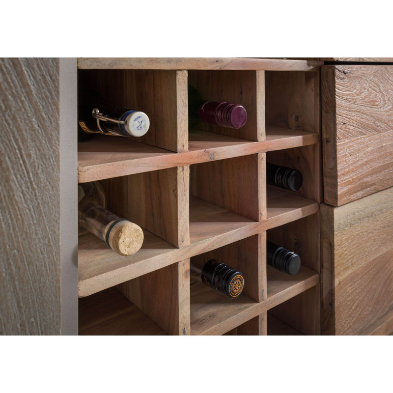 Amsterdam 215cm Solid Wood Sideboard