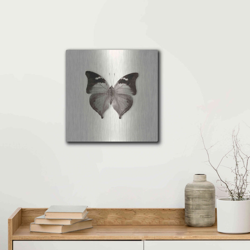 «Butterfly VII BW» par Debra Van Swearingen, H 12 po x l 12 po