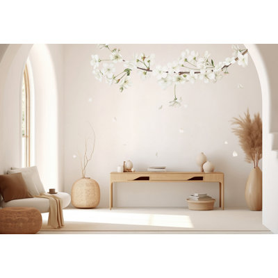 Flower Blossom Wall Decal, Flower Sticker, Flower Wall Decal, Flower Wall Decal, Flower Wall Decal Sticker, Flower Wall Vinyl 369RS