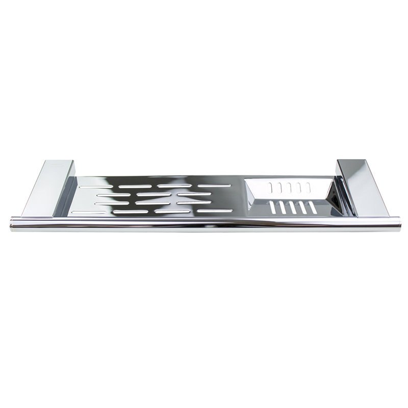 Plat à savon en acier inoxydable Maddox, Chrome poli