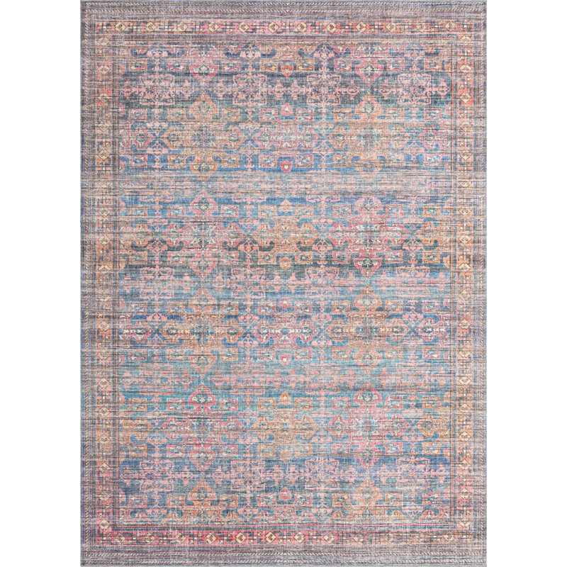 Hadsell Chenille Indoor Rug, Rectangle 7'3" x 10'