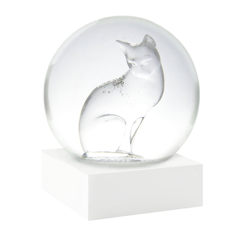 CSG Crystal Cat Snow Globe