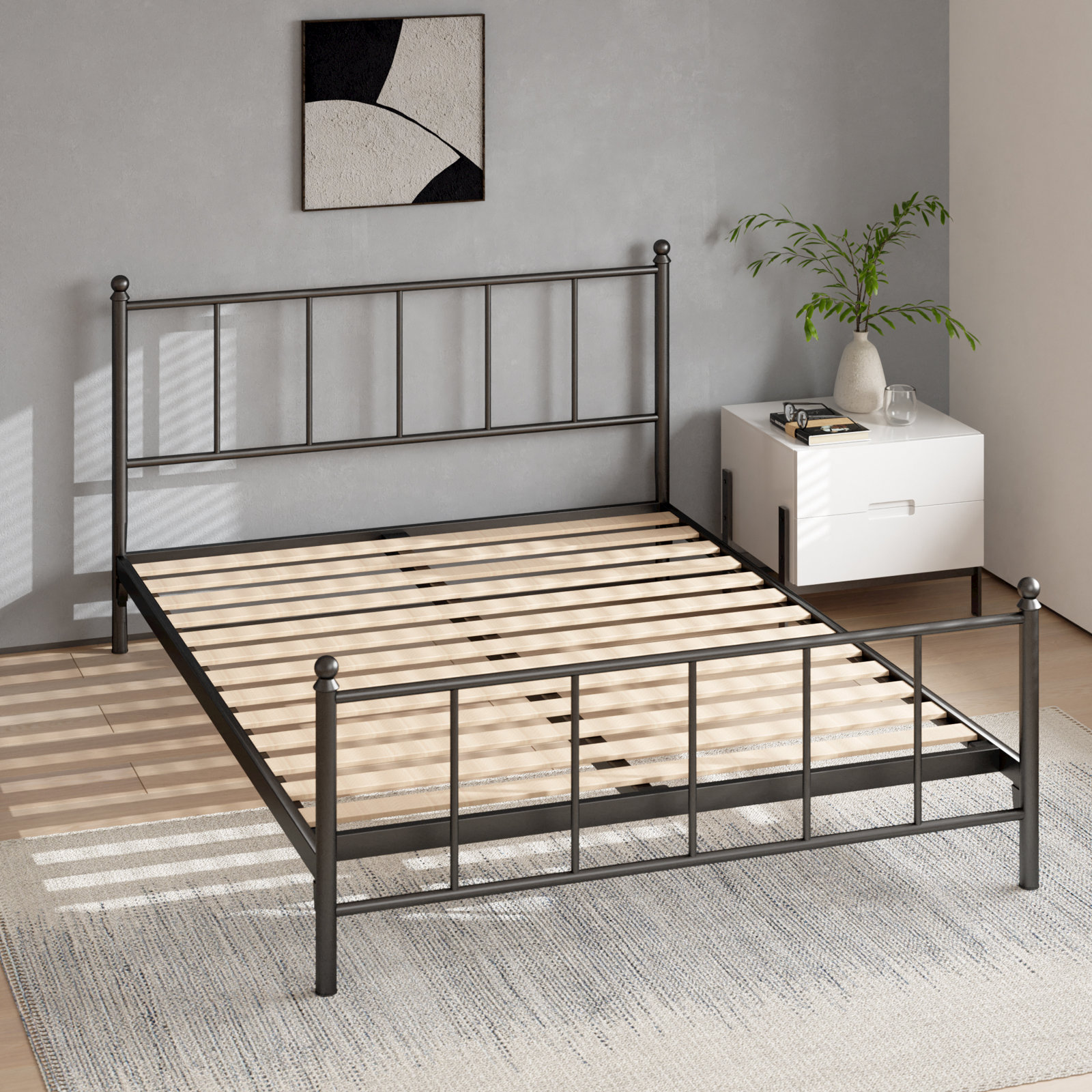Edward Oak Bed, King