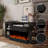60'' Media Console With 30'' Electric Fireplace-401837828