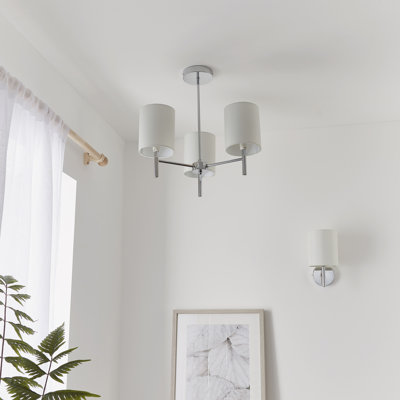 Iyanna 3 - Light Shaded Chandelier