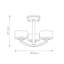 Bellevue Glass Semi Flush Mount