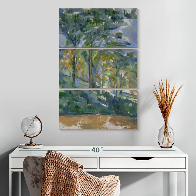 Paysage Harnek 1900, H 32 po x l 20 po