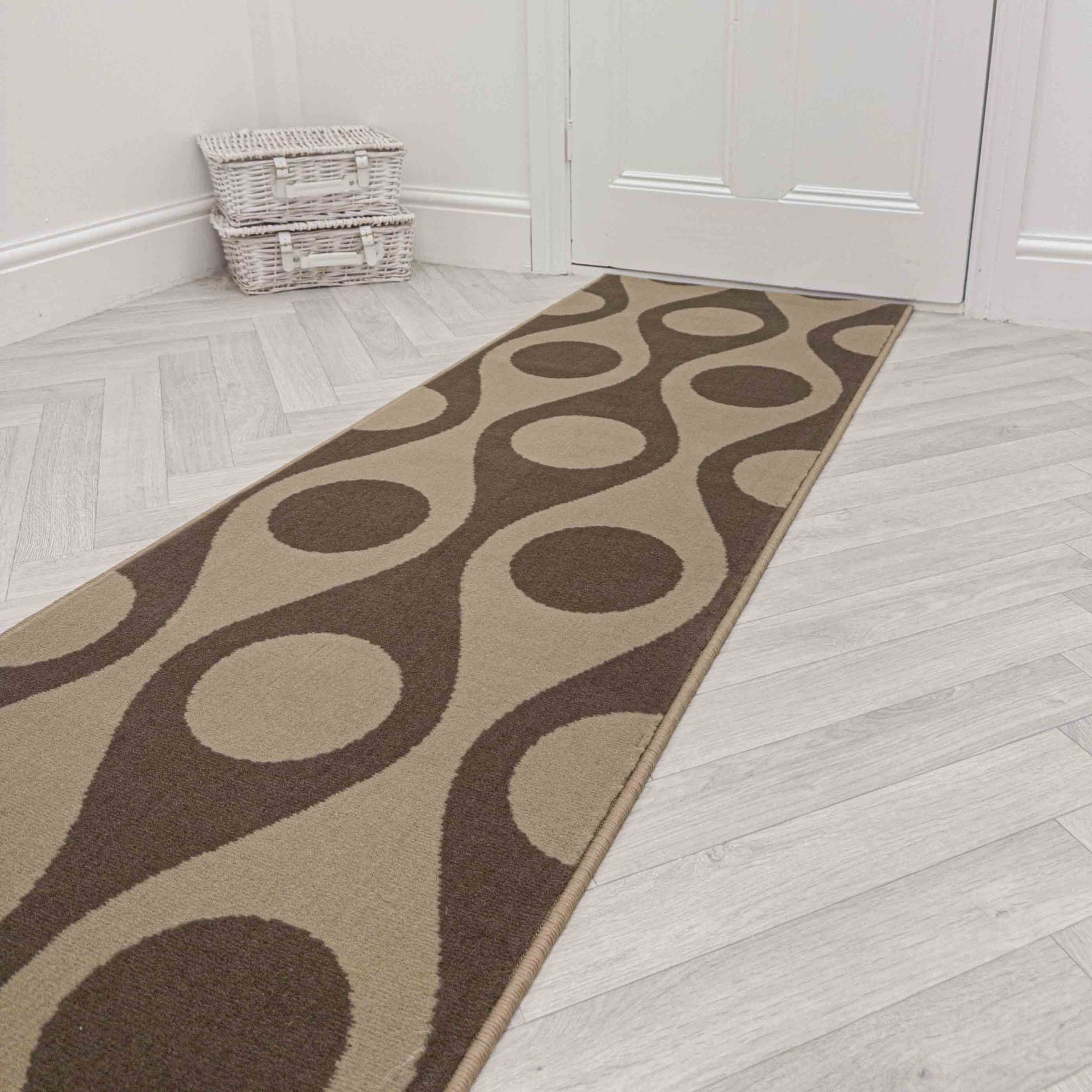 Lark Manor Pop Brown Hallway Runner Rug – Soft, Comfortable & Durable ...