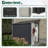 4' X 8' Lean-To Garden Shed,Metal Outdoor Storage Shed,Lockable Tool Storage-111729440