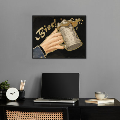 German Beer Canvas Motivational Quotes For Men Print By Notoriart