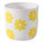 Stoneware Ceramic Planter With Raised Floral Design - Modern Decorative Single Pot For Stylish Indoor Plant Displays, Versatile Accent For Home Or Office Decor-592231097