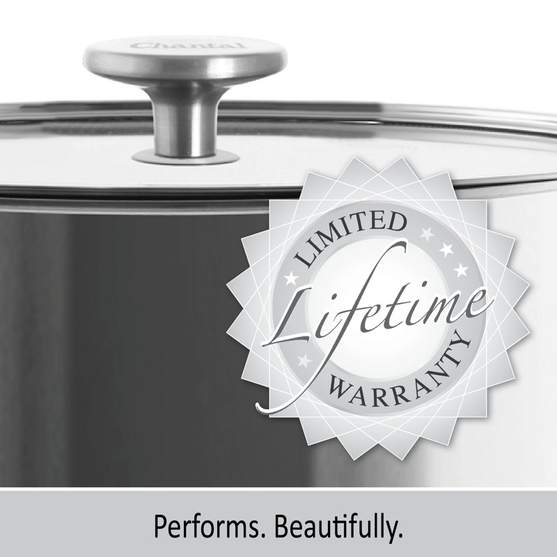 3.Clad ™ Stainless Steel Non-Stick Frying Pan, 10" W