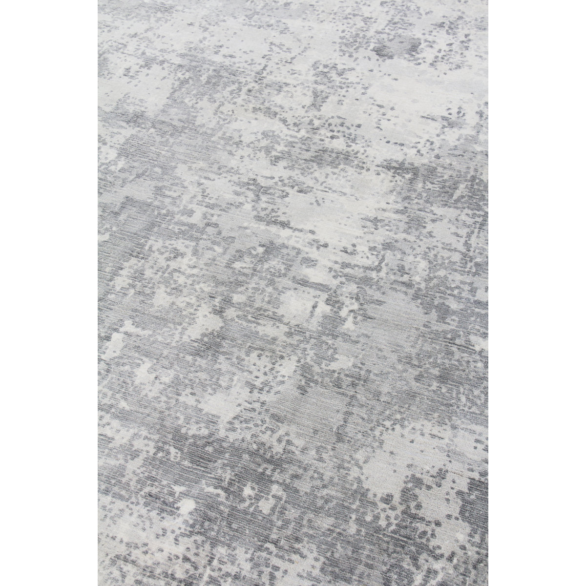 EXQUISITE RUGS Murano Abstract Hand-Knotted Metallic Area Rug & Reviews ...