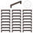 Square 3 3/4" Center Bar Pull Multipack-42032031
