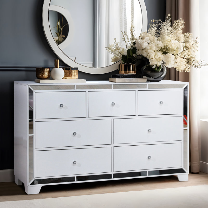 Fazeley 7 - Drawer Dresser, White