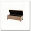 Banc de rangement capitonné à fermeture douce-2114387075