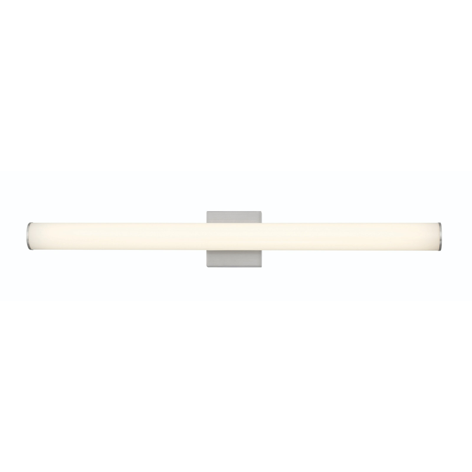 Stepridge Round 27W Vanity Light, 2.5'' H x 36'' W x 2.5'' D, Brushed Nickel