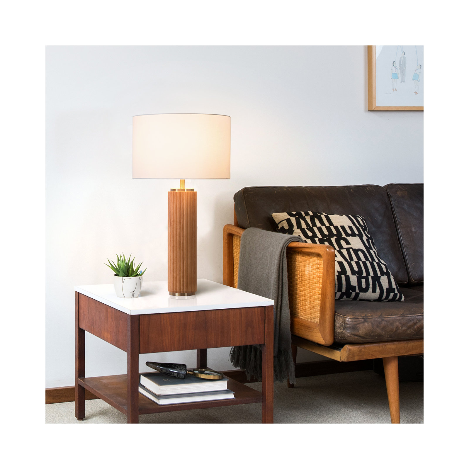 Tambo Table Lamp, Natural Ash