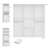 3-piece Set: 74.4"w Wardrobe Storage System With 2 Wooden Drawers And Hanging Rod-643718441